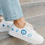 The Ibiza Platform - Evil Eye - Oasis White - Women's - Women - White - Soludos - 