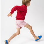 The Smoking Slipper - Contrast Piping - Blue / Yellow - Kids' - Kids' Espadrilles - Blue / Yellow - Soludos - 