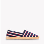 The Original Espadrille - Classic Stripes - Navy / Ivory / Red - Men's - Men's Espadrilles - Navy / Ivory / Red - Soludos - 