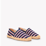 The Original Espadrille - Classic Stripes - Navy / Ivory / Red - Men's - Men's Espadrilles - Navy / Ivory / Red - Soludos - 