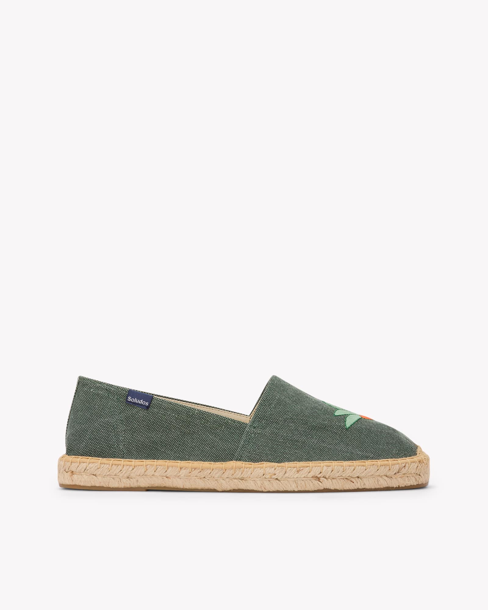 Men's Original Espadrille | Embroidery | Cardenxe - Vintage Green - Men's Espadrilles - Cardenxe - Vintage Green - Soludos - 