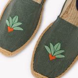 Men's Original Espadrille | Embroidery | Cardenxe - Vintage Green - Men's Espadrilles - Cardenxe - Vintage Green - Soludos - 