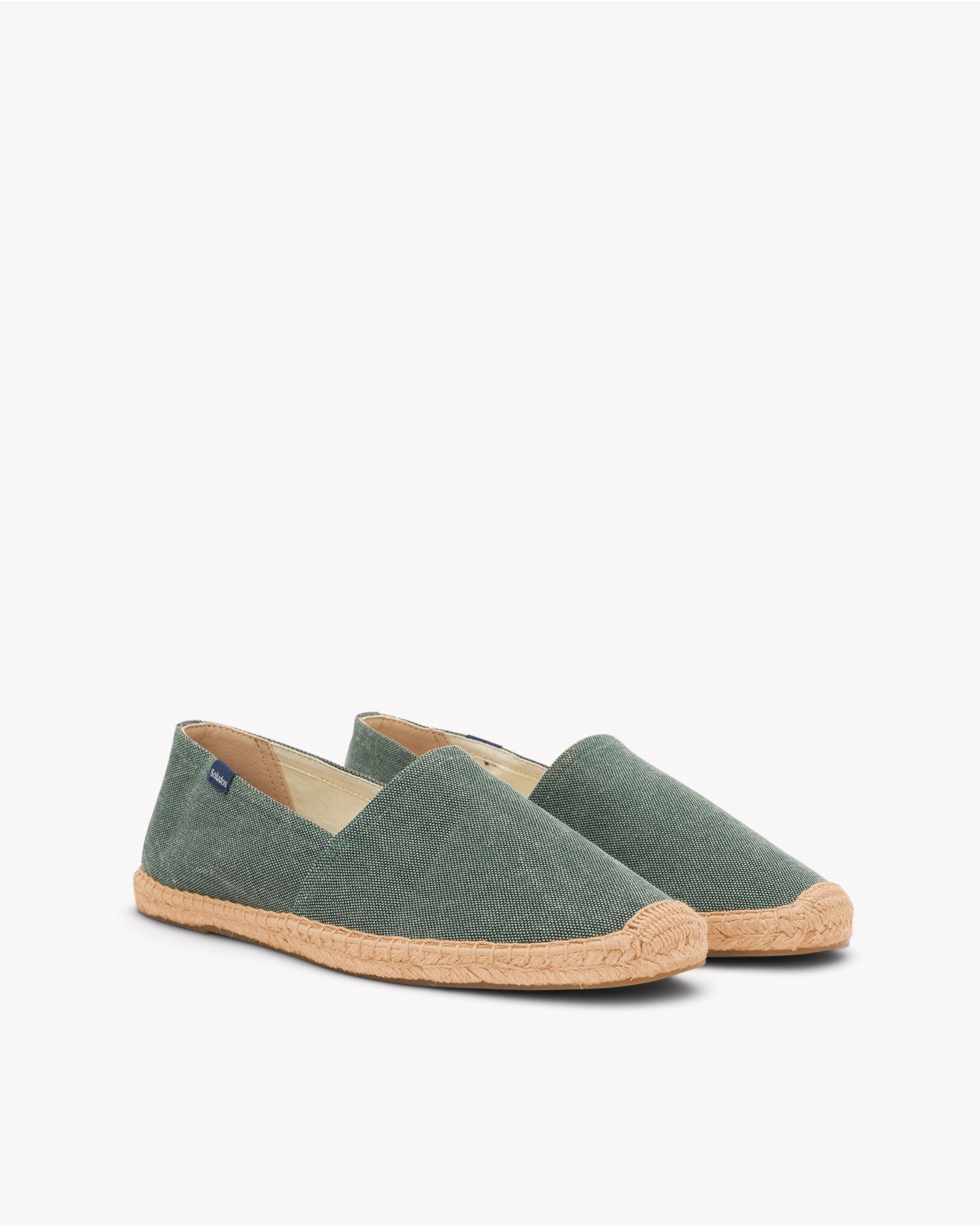 Mens_Espadrilles_The Dali Original_Canvas Colors_Vintage Green - Men's Espadrilles - Vintage Green - Soludos - 