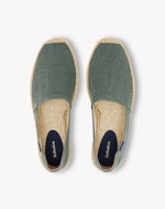 Mens_Espadrilles_The Dali Original_Canvas Colors_Vintage Green - Men's Espadrilles - Vintage Green - Soludos - 