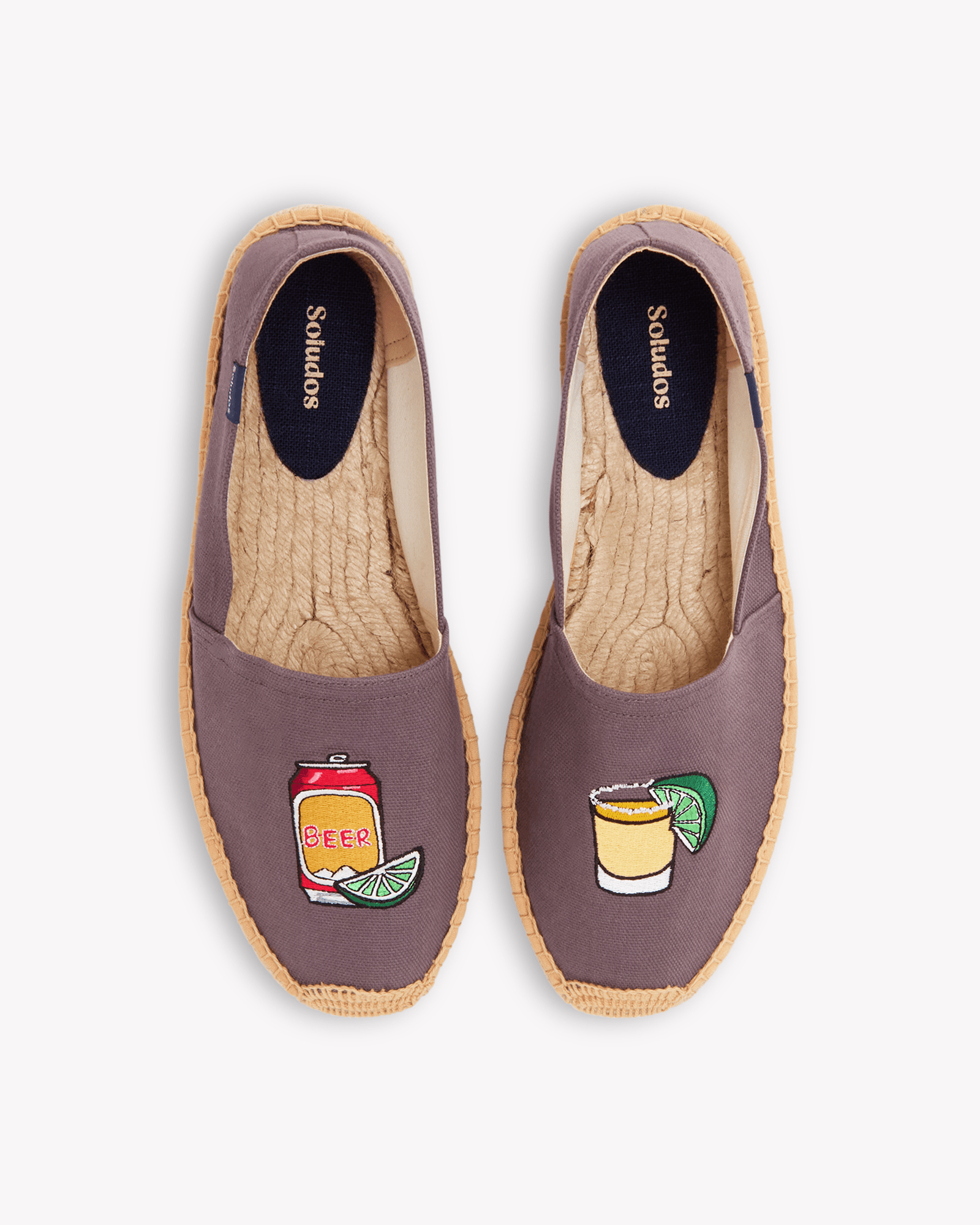 Men's Original Espadrille | Embroidery | Beer - Ceniza Gray - Mens Espadrilles - Beer - Ceniza Gray - ET2C - 