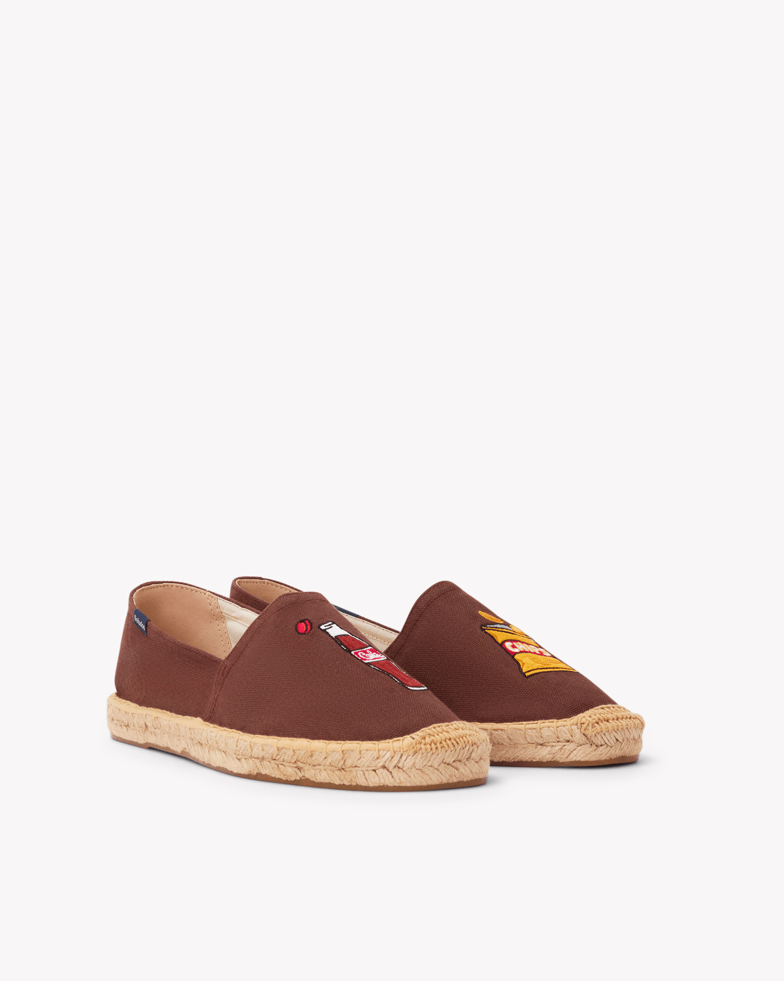 Men's Original Espadrille | Embroidery | Cola & Chips - Iberia Brown - Mens Espadrilles - Cola & Chips - Iberia Brown - ET2C - 