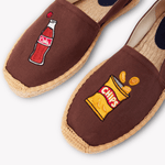 Men's Original Espadrille | Embroidery | Cola & Chips - Iberia Brown - Mens Espadrilles - Cola & Chips - Iberia Brown - ET2C - 