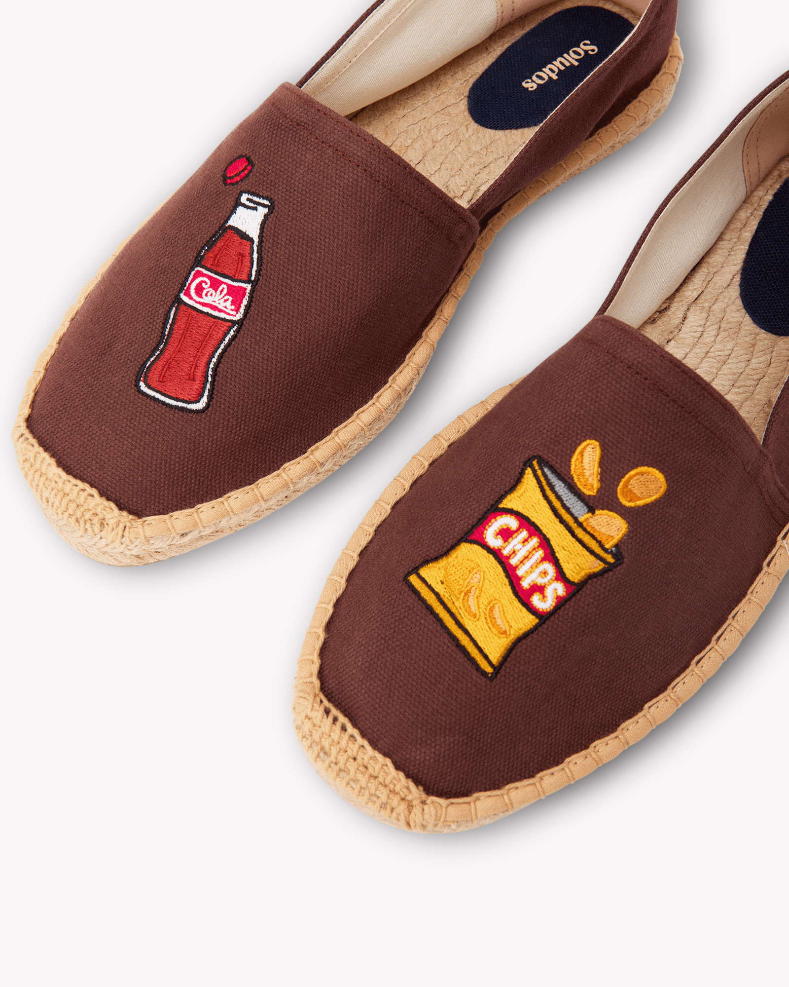 Men's Original Espadrille | Embroidery | Cola & Chips - Iberia Brown - Mens Espadrilles - Cola & Chips - Iberia Brown - ET2C - 