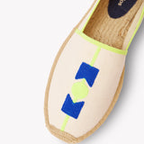 Men's Original Espadrille | Embroidery | Molyan Blue - Natural Undyed - Men's Espadrilles - Natural Undyed - Molyan Blue - Soludos - 