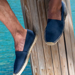 Mens_Espadrilles_The Original_Leather Colors_Armada Blue - Men's Espadrilles - Armada Blue - Soludos - 