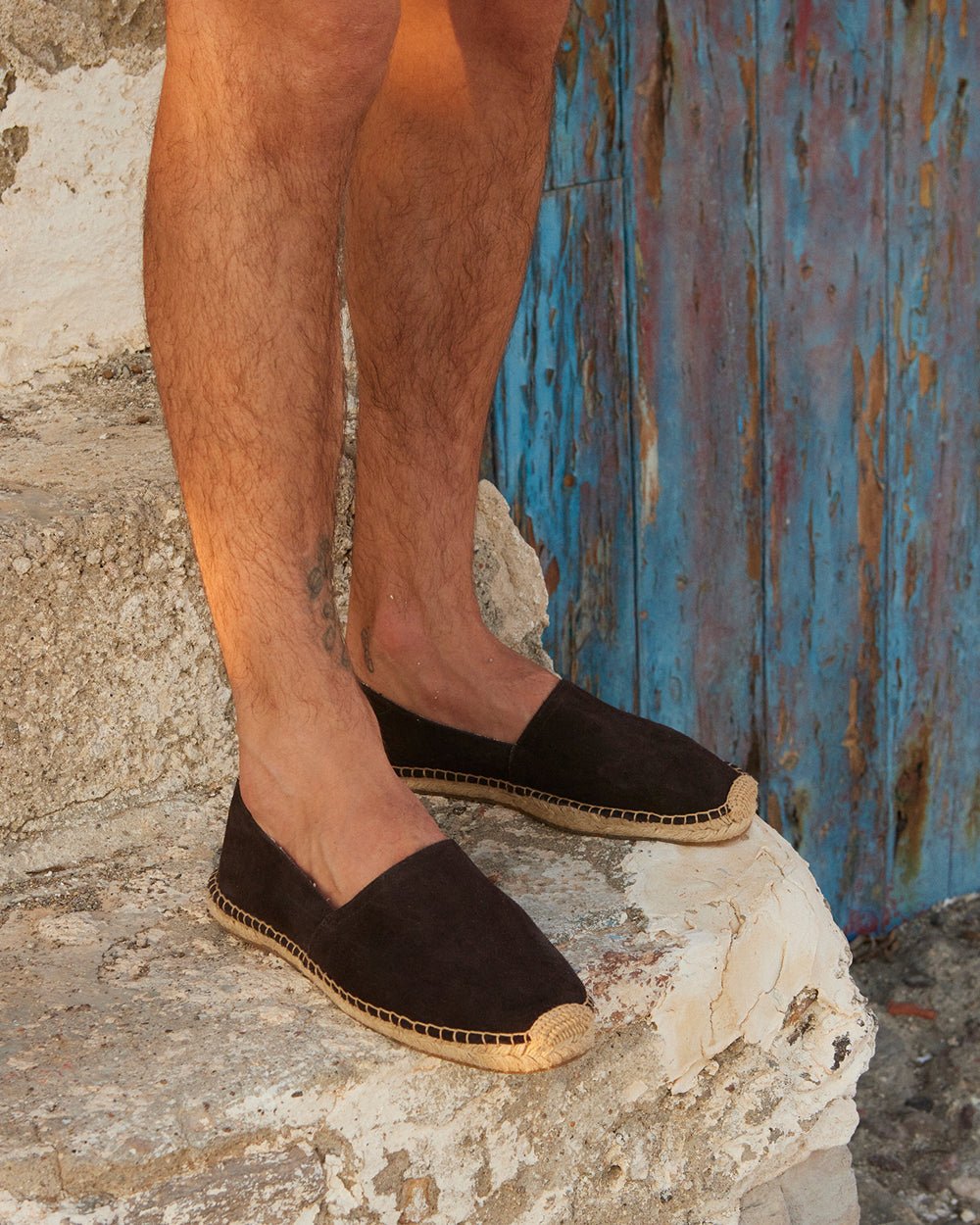 Men's Original Espadrille | Leather Color | Tronco Brown - Men's Espadrilles - Tronco Brown - Soludos - 