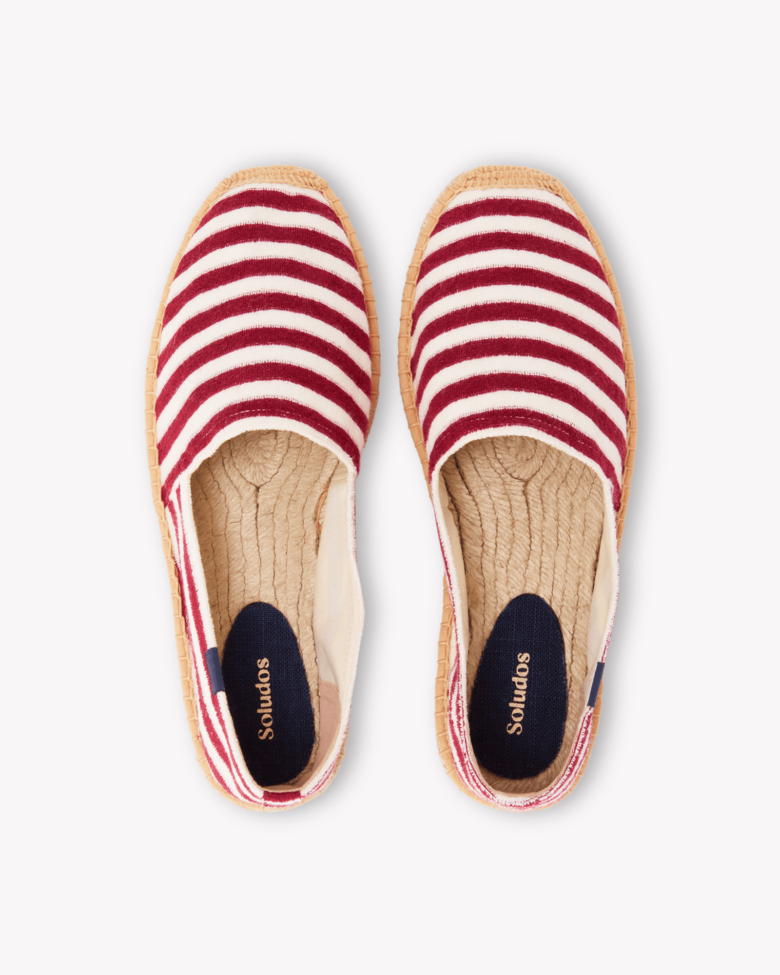 Men's Original Espadrille | Terry | Burgundy - Natural - Mens Espadrilles - Burgundy - Natural - ET2C - 