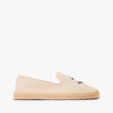 Men's Smoking Espadrille | Embroidery | Anchors - Natural Undyed - Mens Espadrilles - Anchors - Natural Undyed - ET2C - 