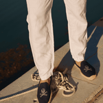 Men's Smoking Espadrille | Embroidery | Boneheads - Armada Blue - Mens Espadrilles - Boneheads - Armada Blue - Soludos - 