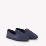 Men's Venetian Loafers | Suede | Indigo Blue - Men's Espadrilles - Indigo Blue - Soludos - 