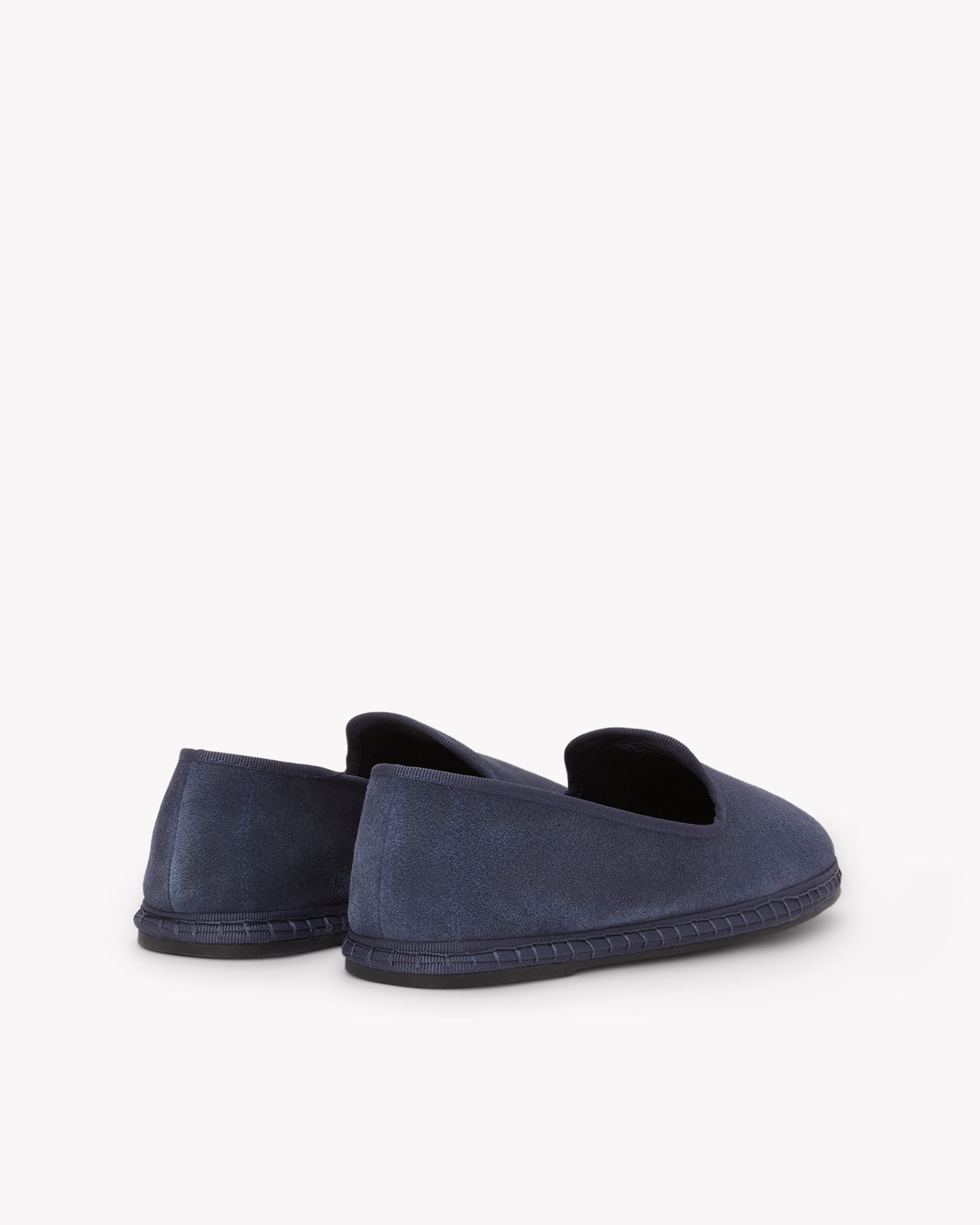 Men's Venetian Loafers | Suede | Indigo Blue - Men's Espadrilles - Indigo Blue - Soludos - 