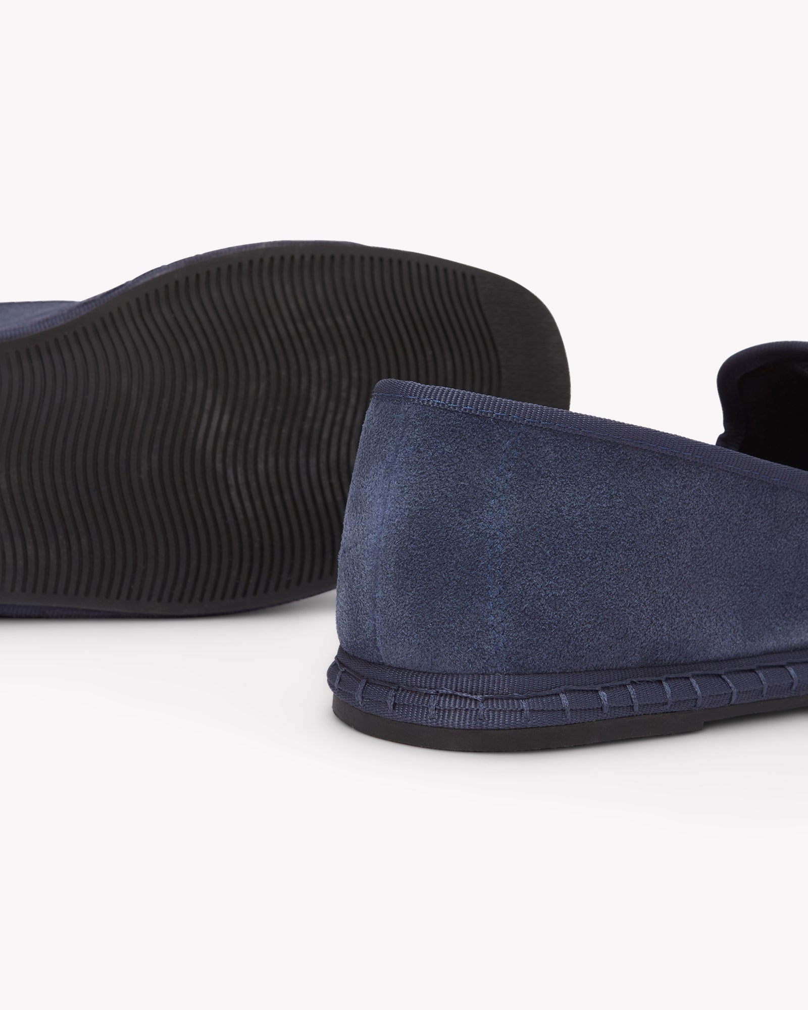 Men's Venetian Loafers | Suede | Indigo Blue - Men's Espadrilles - Indigo Blue - Soludos - 