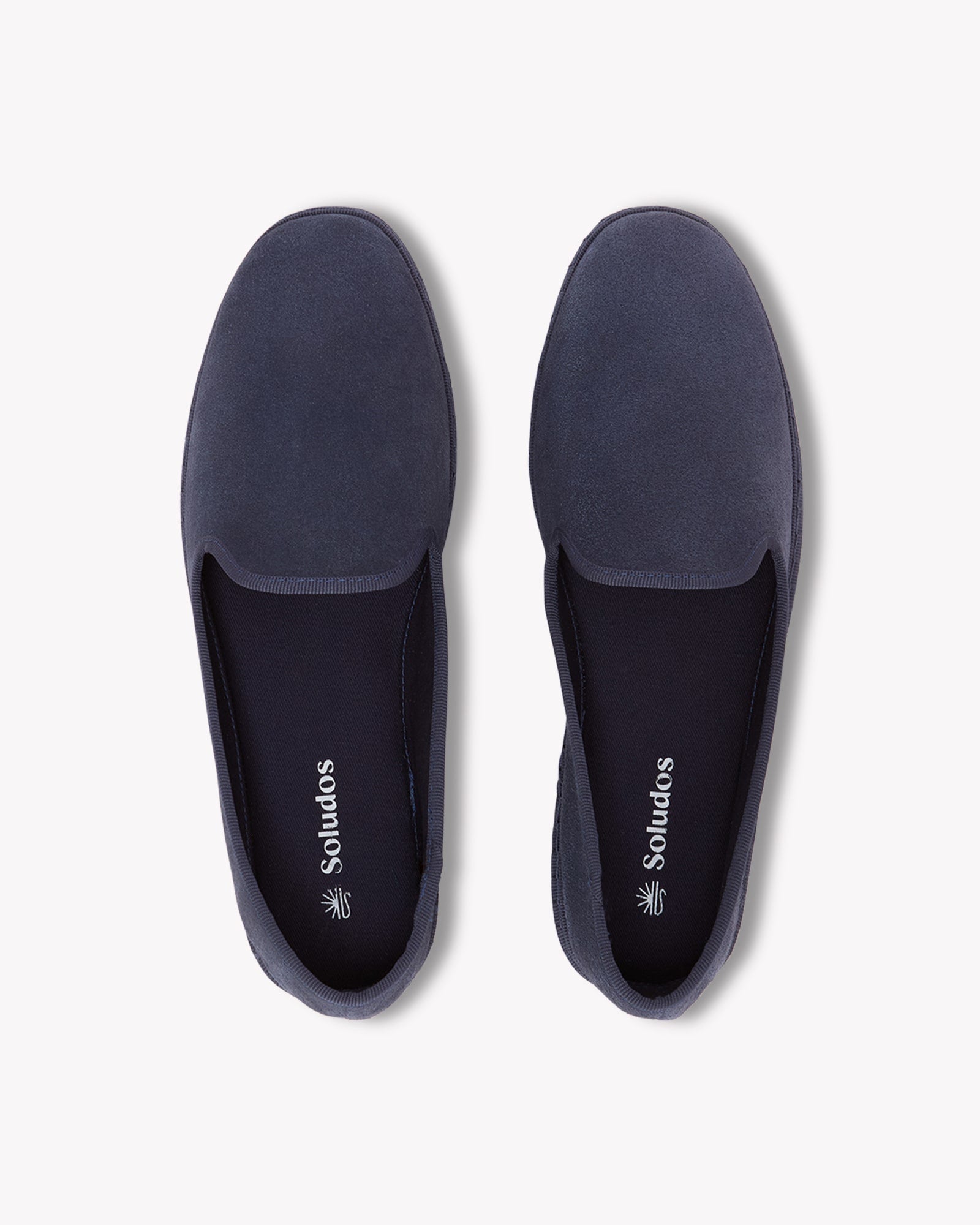 Men's Venetian Loafers | Suede | Indigo Blue - Men's Espadrilles - Indigo Blue - Soludos - 
