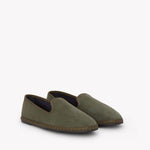Men's Venetian Loafers | Suede | Bottle Green - Men's Espadrilles - Bottle Green - Soludos - 