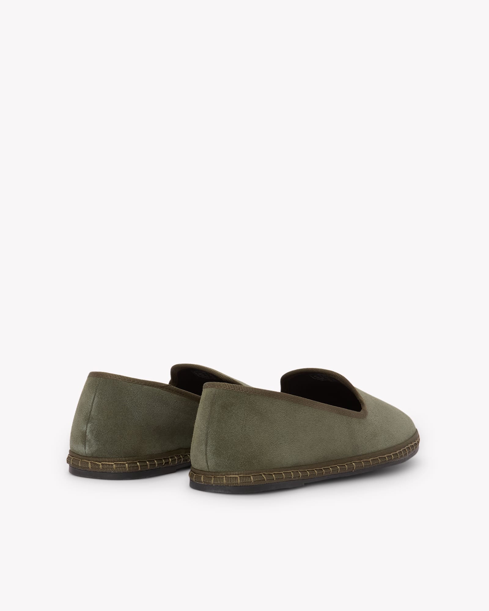 Men's Venetian Loafers | Suede | Bottle Green - Men's Espadrilles - Bottle Green - Soludos - 