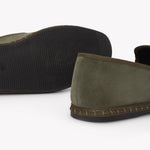 Men's Venetian Loafers | Suede | Bottle Green - Men's Espadrilles - Bottle Green - Soludos - 