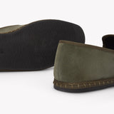 Men's Venetian Loafers | Suede | Bottle Green - Men's Espadrilles - Bottle Green - Soludos - 