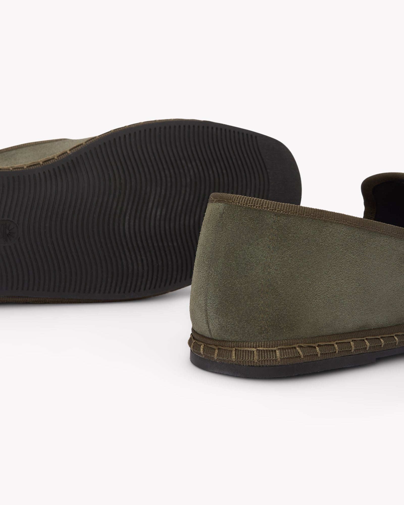 Men's Venetian Loafers | Suede | Bottle Green - Men's Espadrilles - Bottle Green - Soludos - 