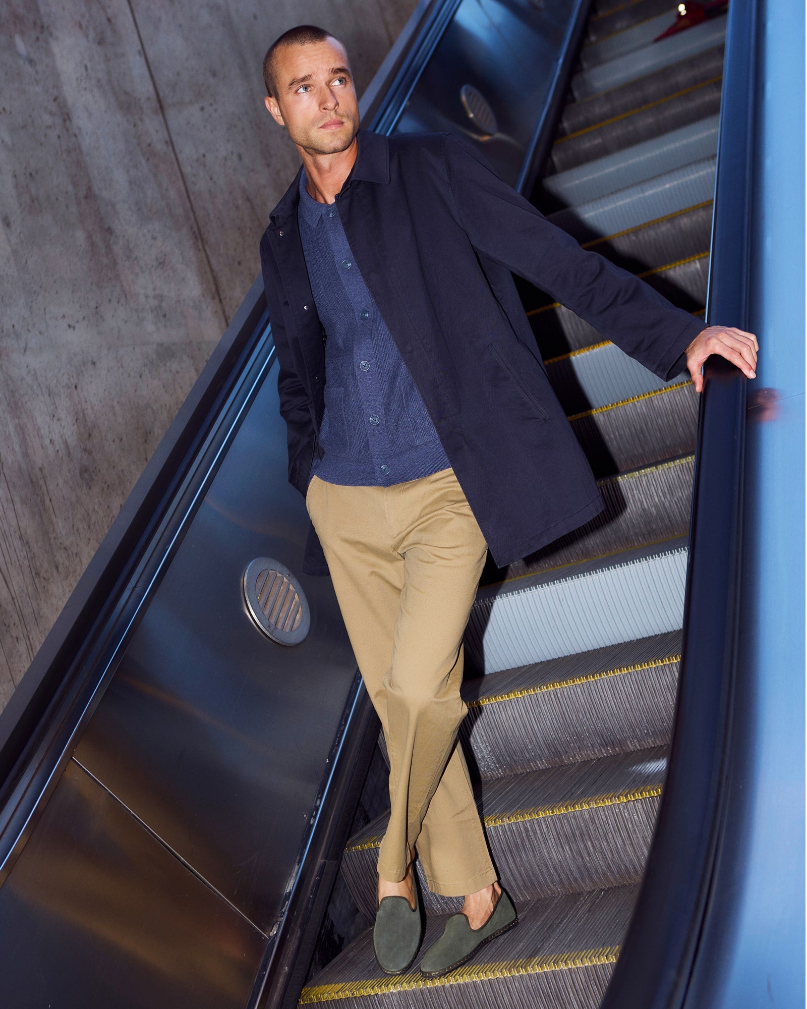 Men's Venetian Loafers | Suede | Bottle Green - Men's Espadrilles - Bottle Green - Soludos - 