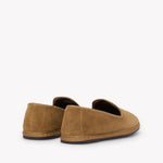 Men's Venetian Loafers | Suede | Camel Brown - Men's Espadrilles - Camel Brown - Soludos - 
