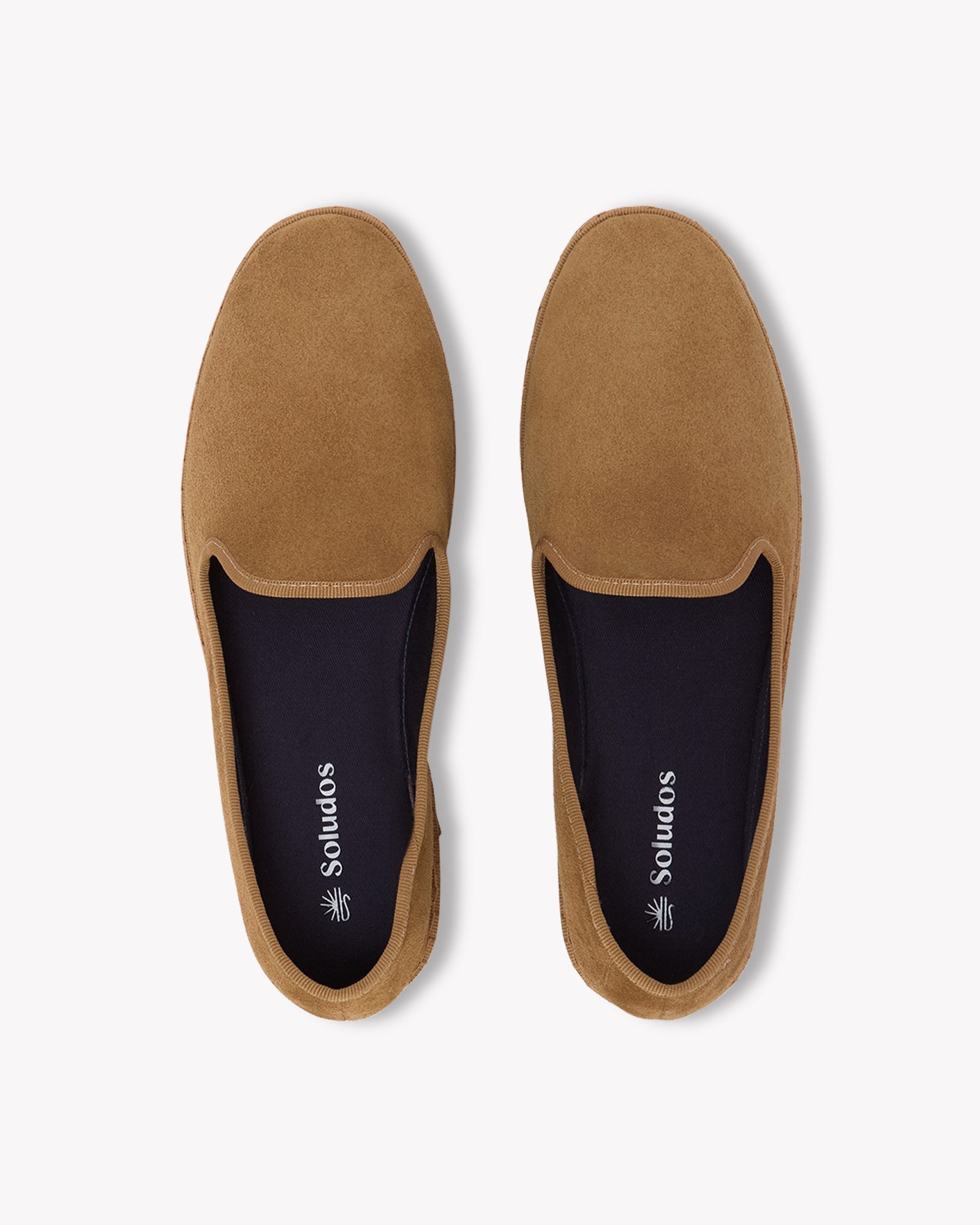 Men's Venetian Loafers | Suede | Camel Brown - Men's Espadrilles - Camel Brown - Soludos - 