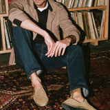 Men's Venetian Loafers | Suede | Camel Brown - Men's Espadrilles - Camel Brown - Soludos - 