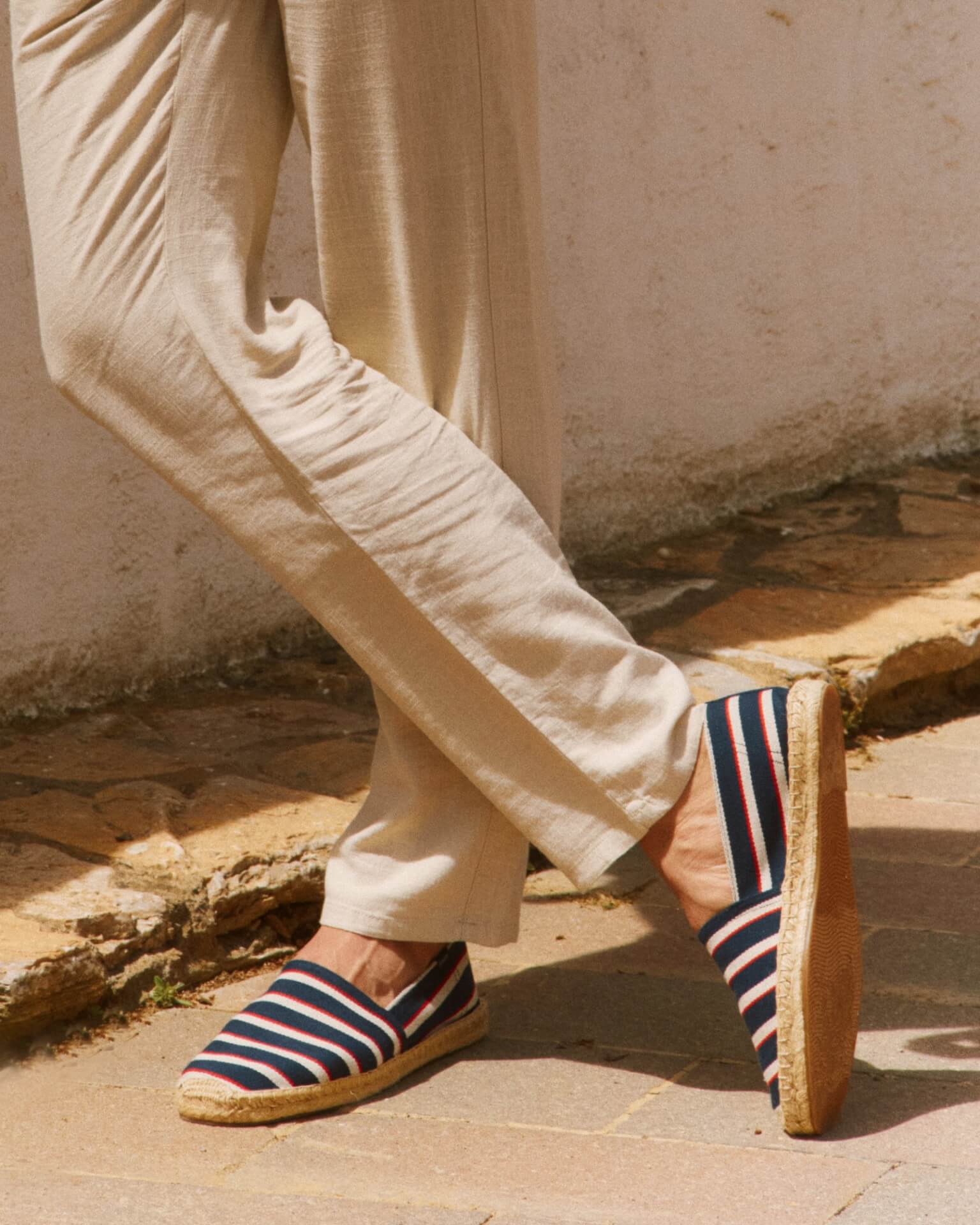 Man standing  in Smoking Slippers outside