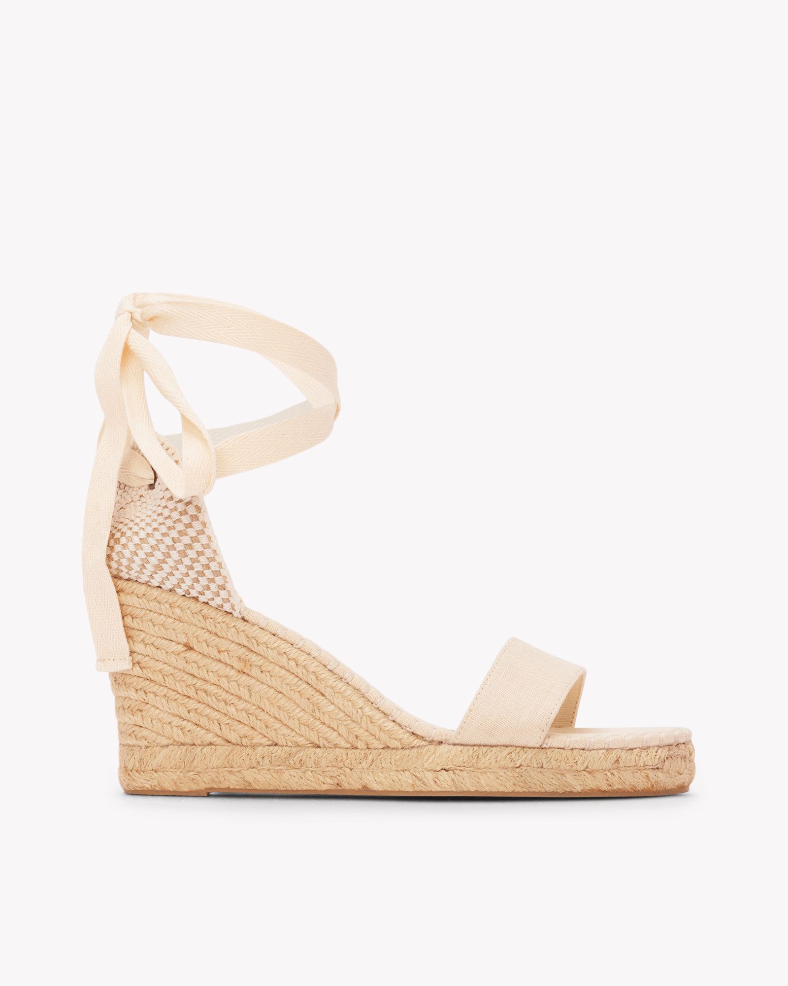 Women's Capri Wedge Espadrille | Linen Color | La Concha Ivory - Womens Espadrilles - La Concha Ivory - Soludos - 