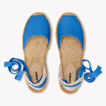 The Lauren Lace Up - Seasonal - French Blue - Women's - Women's Espadrilles - French Blue - Soludos - 