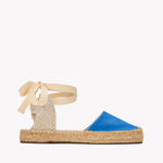 The Lauren Lace Up - Seasonal - French Blue - Women's - Women's Espadrilles - French Blue - Soludos - 
