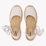 The Lauren Lace Up - Core - Oasis White - Women's - Women's Espadrilles - Oasis White - Soludos - 