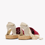 Womens_Espadrilles_The Lauren Lace Up_Crochet_Reef Red - Women's Espadrilles - Reef Red - Soludos - 