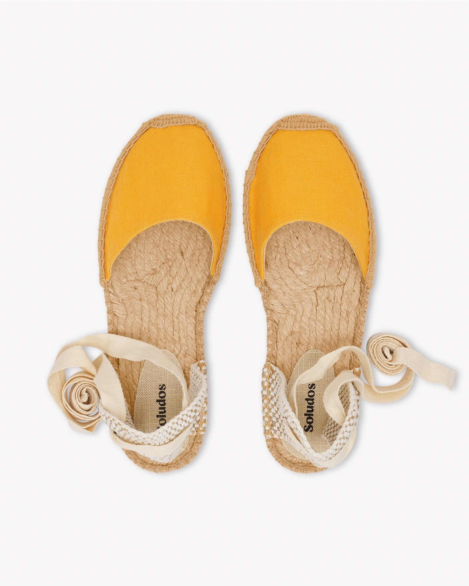 Womens_Espadrilles_The Lauren Lace Up_Linen Colors_Poppy Orange - Women's Espadrilles - Poppy Orange - Soludos - 