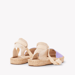 Women's Lauren Lace Up Espadrille | Vichy | Blue - Pink - Womens Espadrilles - Blue - Pink - ET2C - 