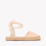 Women's Lauren Lace Up Espadrille | Vichy | Pink - Yellow - Womens Espadrilles - Pink - Yellow - ET2C - 
