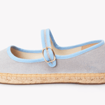Women's Mary Jane Espadrille | Woven Color | Dolphin Blue - Womens Espadrilles - Dolphin Blue - ET2C - 