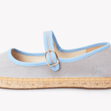 Women's Mary Jane Espadrille | Woven Color | Dolphin Blue - Womens Espadrilles - Dolphin Blue - ET2C - 