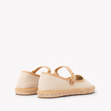 Women's Mary Jane Espadrille | Piping-Organic Woven Cotton | Natural Undyed - Women's Espadrilles - Natural Undyed - Soludos -