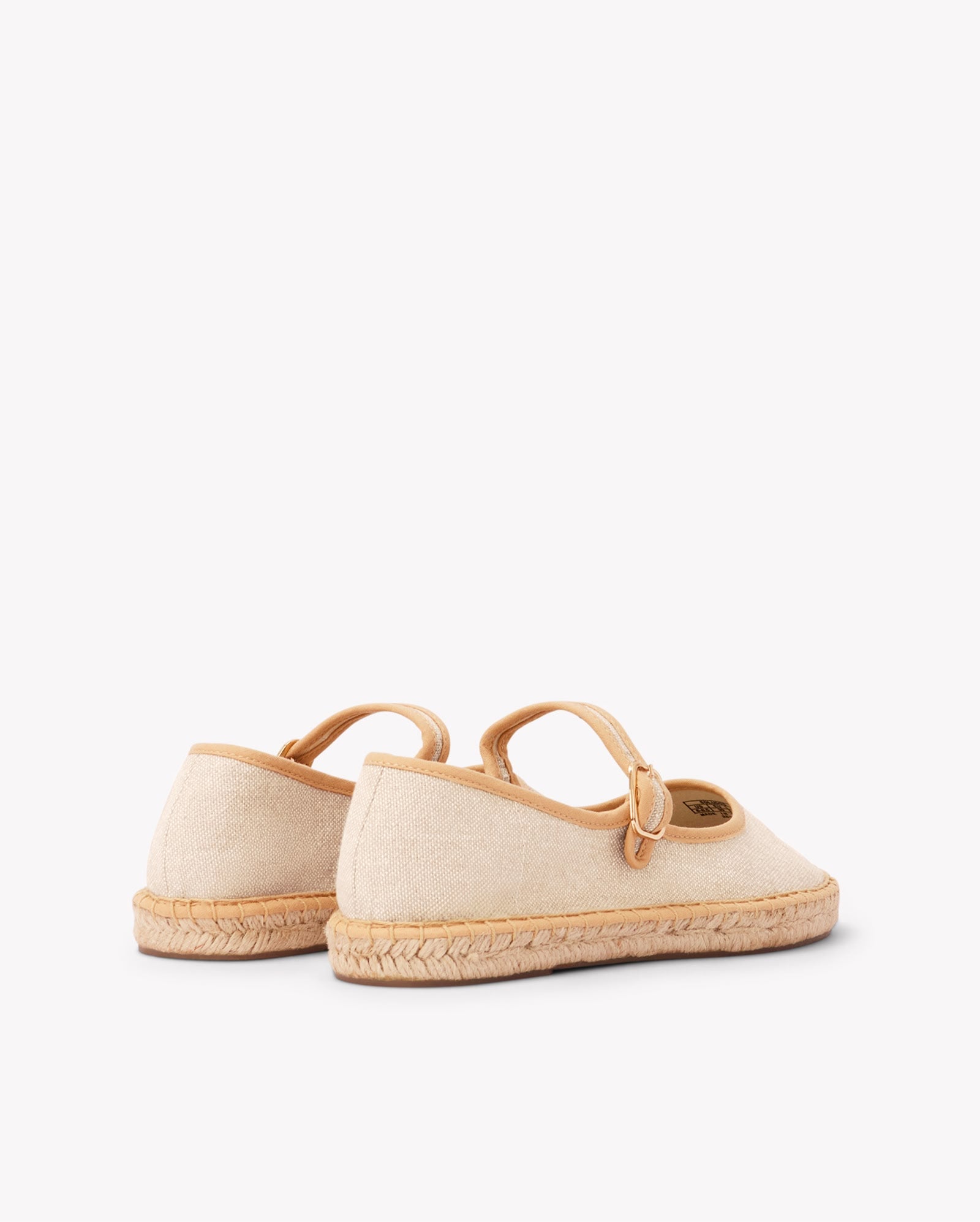 Women's Mary Jane Espadrille | Piping-Organic Woven Cotton | Natural Undyed - Women's Espadrilles - Natural Undyed - Soludos -
