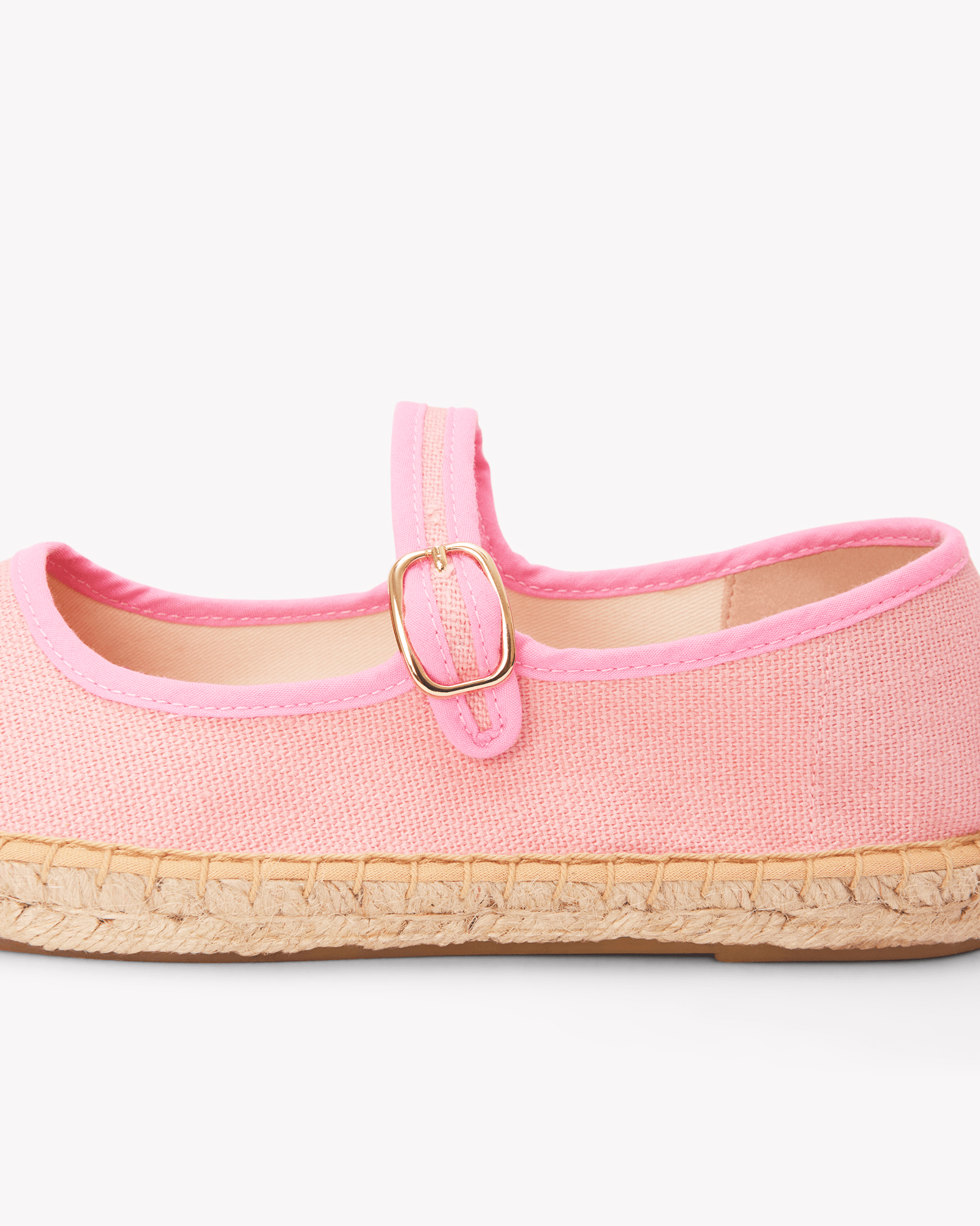 Women's Mary Jane Espadrille | Woven Color | Dusty Rose Pink - Womens Espadrilles - Dusty Rose Pink - ET2C - 