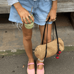 Women's Mary Jane Espadrille | Woven Color | Dusty Rose Pink - Women's Espadrilles - Dusty Rose Pink - Soludos -