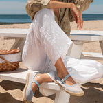 Women's Mary Jane Espadrille | Woven Color | Dolphin Blue - Women's Espadrilles - Dolphin Blue - Soludos -