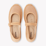 Women's Mary Jane Espadrille | Woven Color | Safari Brown - Womens Espadrilles - Safari Brown - ET2C - 