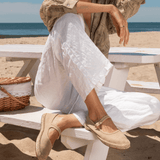 Women's Mary Jane Espadrille | Woven Color | Safari Brown - Women's Espadrilles - Safari Brown - Soludos -