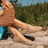 Women's Mary Jane Espadrille | Woven Color | Safari Brown - Women's Espadrilles - Safari Brown - Soludos -